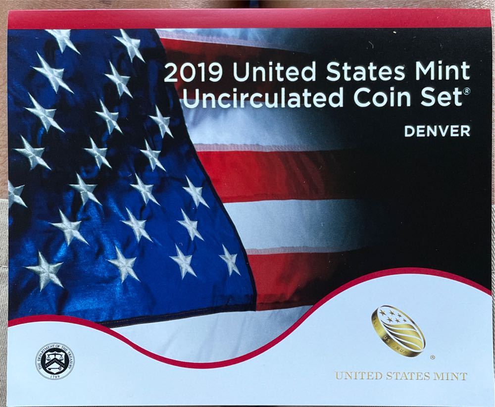 2019 US Mint P & D Uncirculated Set  coin collectible [Barcode 704786030045] - Main Image 2