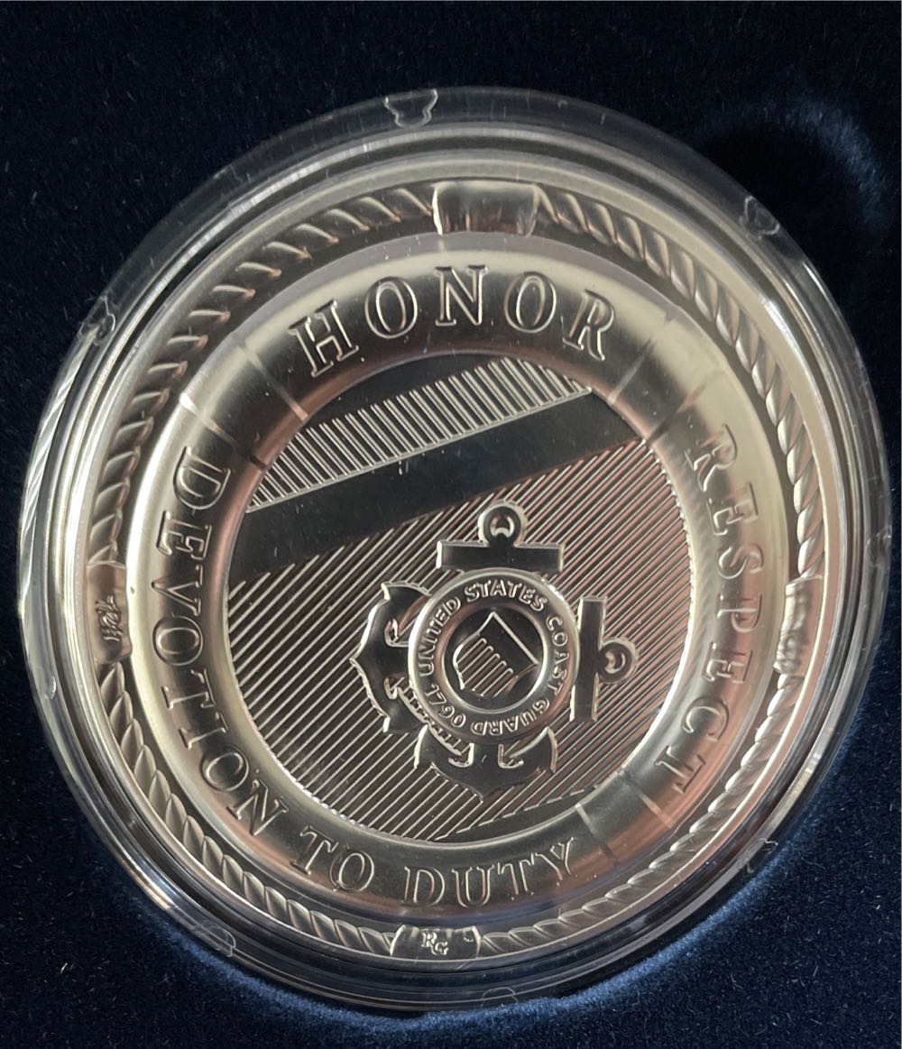 US Medal Military Coast Guard  coin collectible [Barcode 704786160438] - Main Image 2