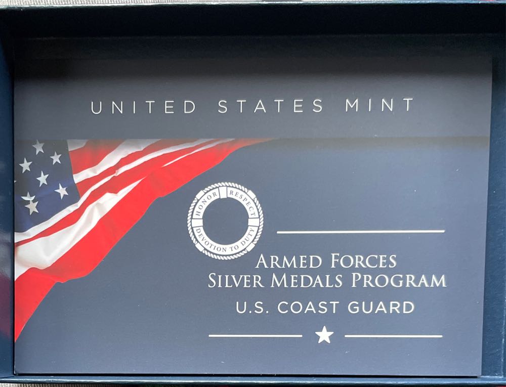 US Medal Military Coast Guard  coin collectible [Barcode 704786160438] - Main Image 3