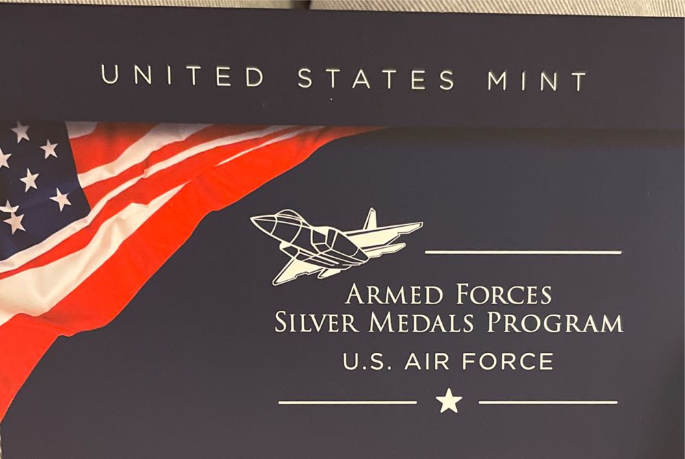 2021 Armed Forces Silver Medals Program - U.S. Air Force  coin collectible [Barcode 704786160421] - Main Image 3