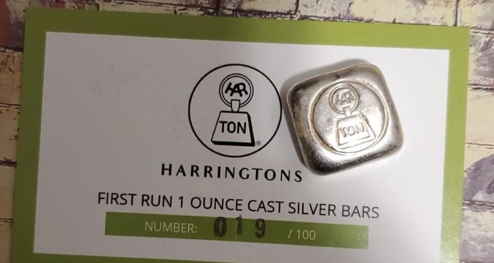 1 Oz Modern Silver Harrington  coin collectible - Main Image 3