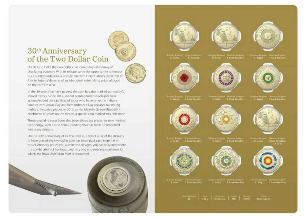 2023 $2 35 ANNIV Coin Set  coin collectible - Main Image 2