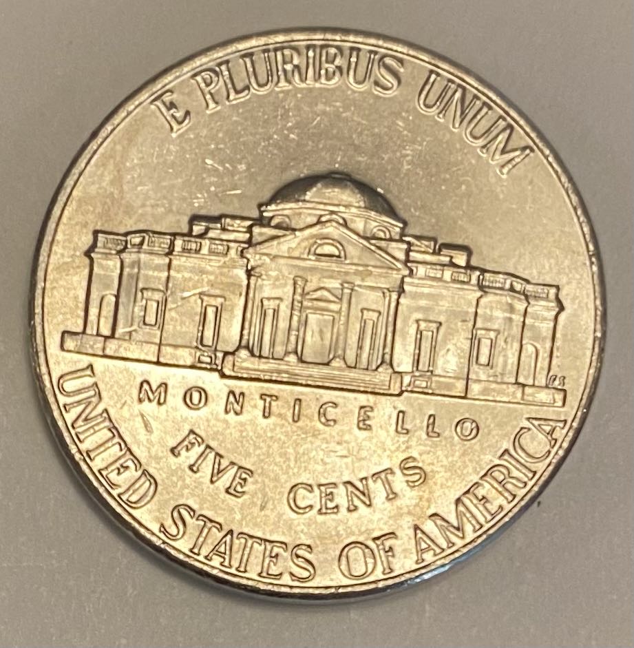 Nickel Jefferson 2022 D  coin collectible - Main Image 2