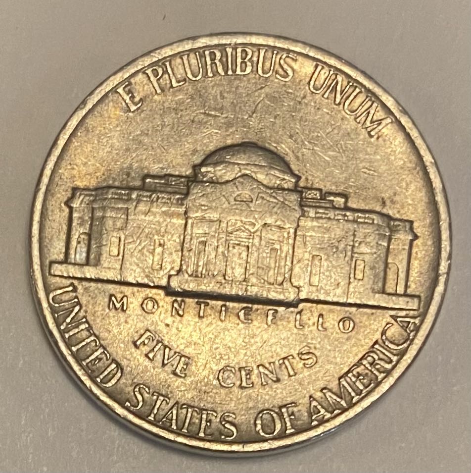 Nickel Jefferson 1978 D  coin collectible - Main Image 2