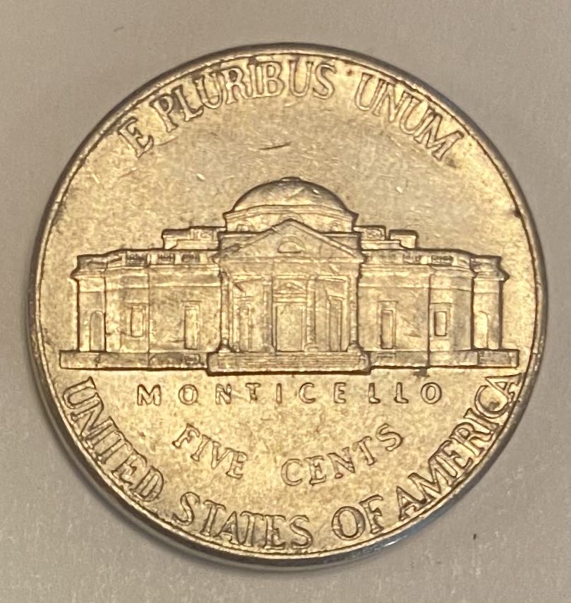 Nickel Jefferson 2001 D  coin collectible - Main Image 2