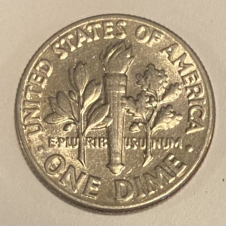 Dime Roosevelt 1971 D  coin collectible - Main Image 2