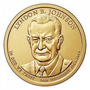 President Lyndon B Johnson  coin collectible - Main Image 1