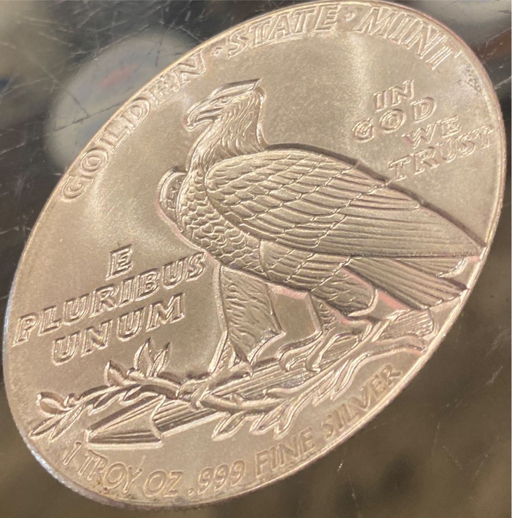 Liberty Indian Cheif 1 Oz Silver Round  coin collectible - Main Image 2