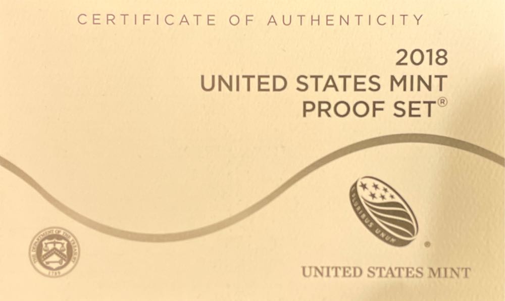 2018 United States Mint Proof Set  coin collectible - Main Image 4