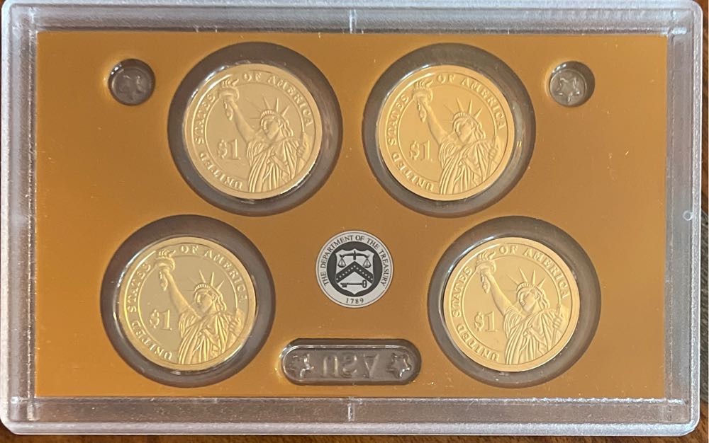 2013 US Mint Presidential $1 Proof Set  coin collectible [Barcode 704785470002] - Main Image 3