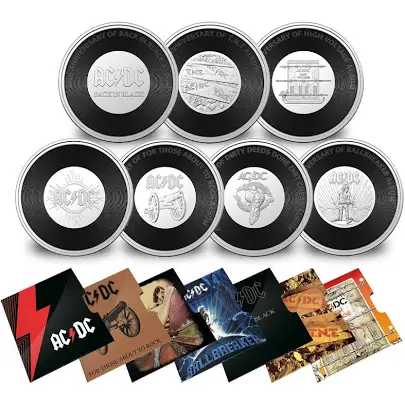 2020 $0.20 ACDC Seven Coin Set  coin collectible - Main Image 2