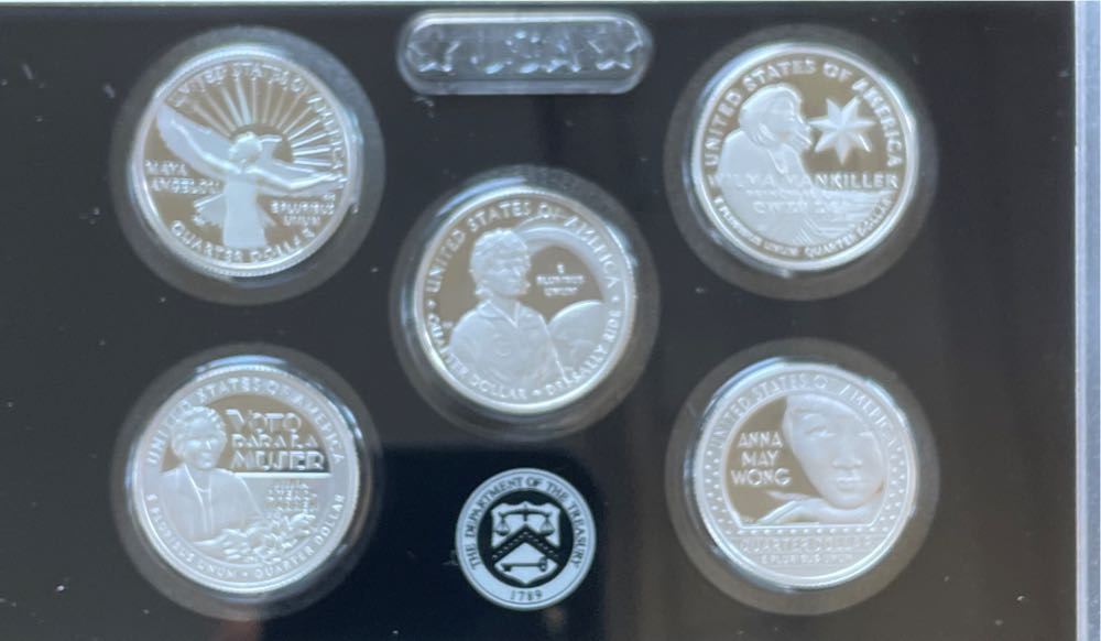 2022 U.S. Mint American Women Quarters Silver Proof  coin collectible [Barcode 704786340298] - Main Image 3