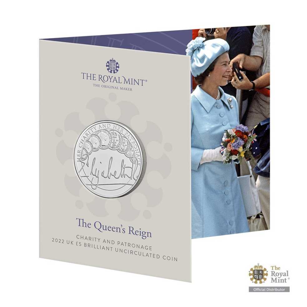 The. Queen’s Reign: Charity and Patronage  coin collectible [Barcode 5026177560289] - Main Image 2