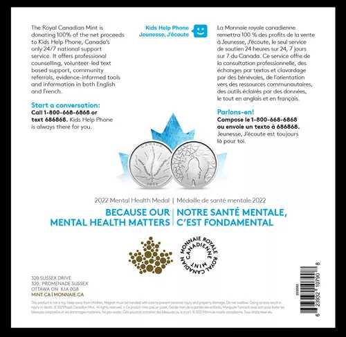 Mental Health Medal and Magnet  coin collectible - Main Image 4