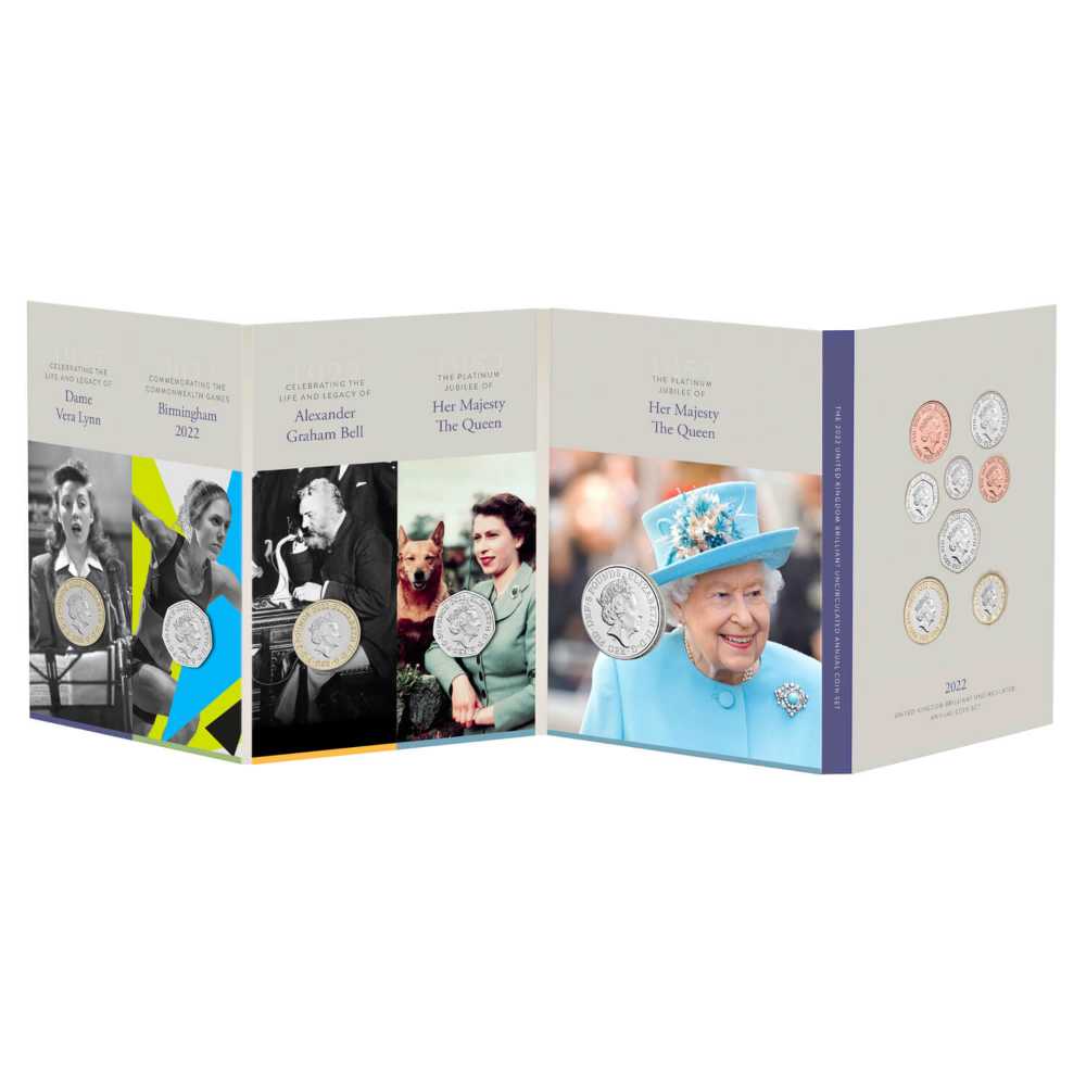 2022 United Kingdom Brilliant Uncirculated Annual Coin Set  coin collectible - Main Image 3