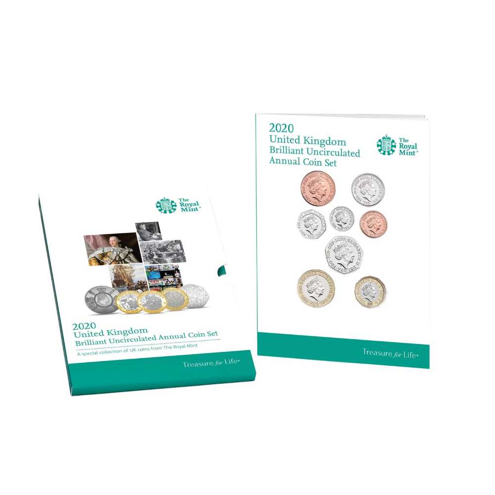 2020 United Kingdom Brilliant Uncirculated Annual Coin Set  coin collectible - Main Image 3