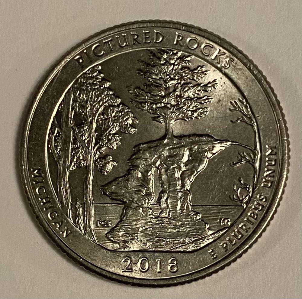 Quarter National Park- Michigan Pictured Rocks  coin collectible - Main Image 2