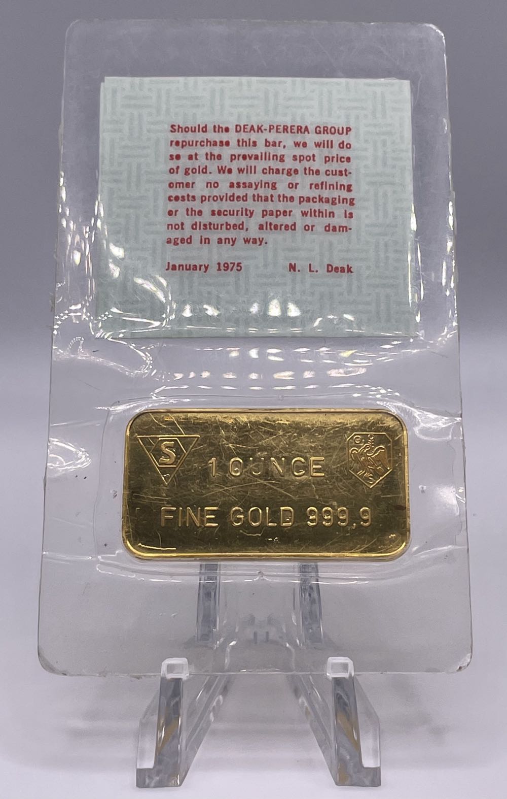 1 Oz Vintage Deak  coin collectible - Main Image 2