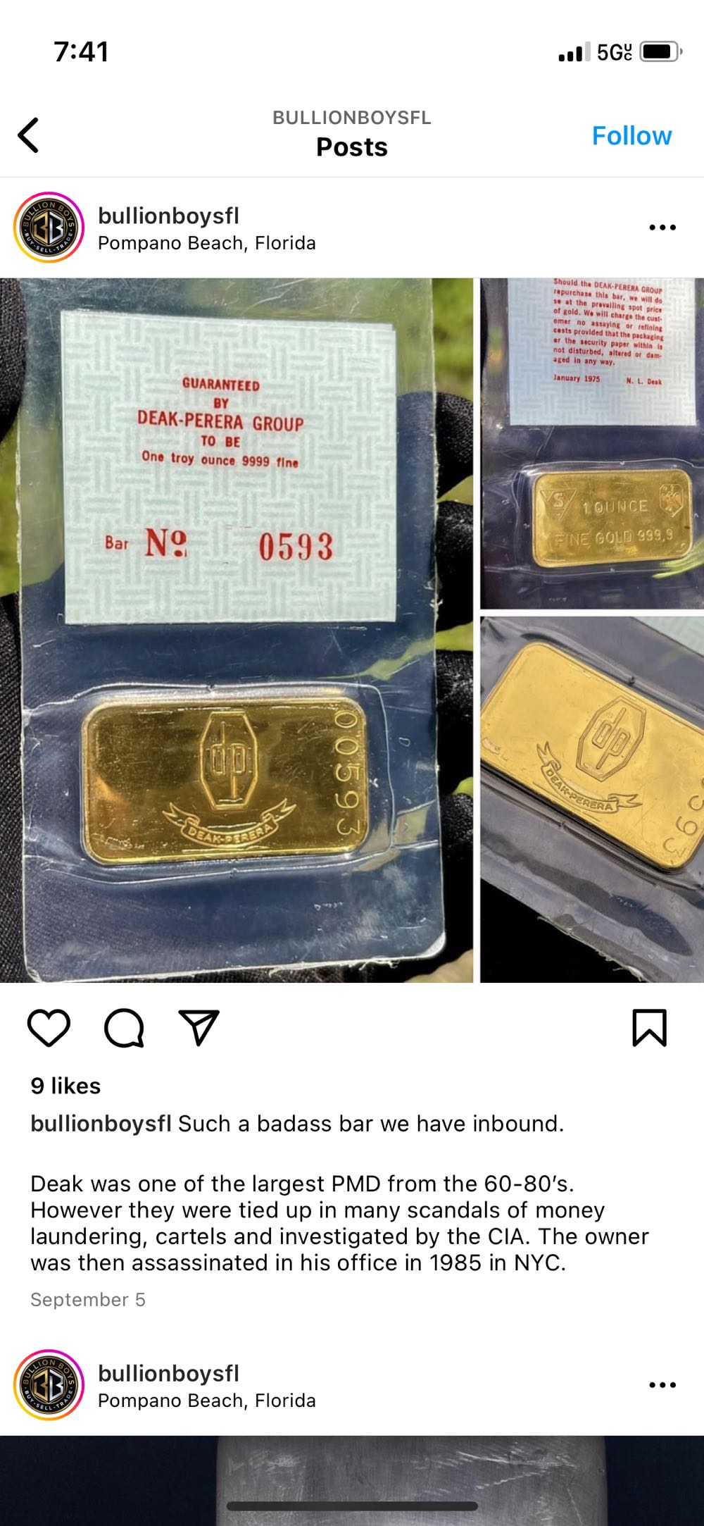 1 Oz Vintage Deak  coin collectible - Main Image 4