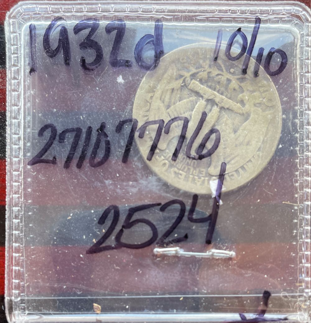 Washington Quarter 1932  coin collectible - Main Image 2
