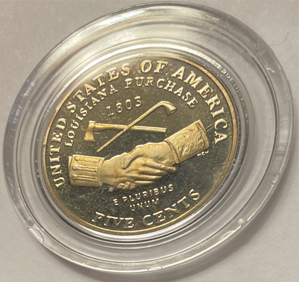 2004 S Peace Medal Nickel  coin collectible - Main Image 2