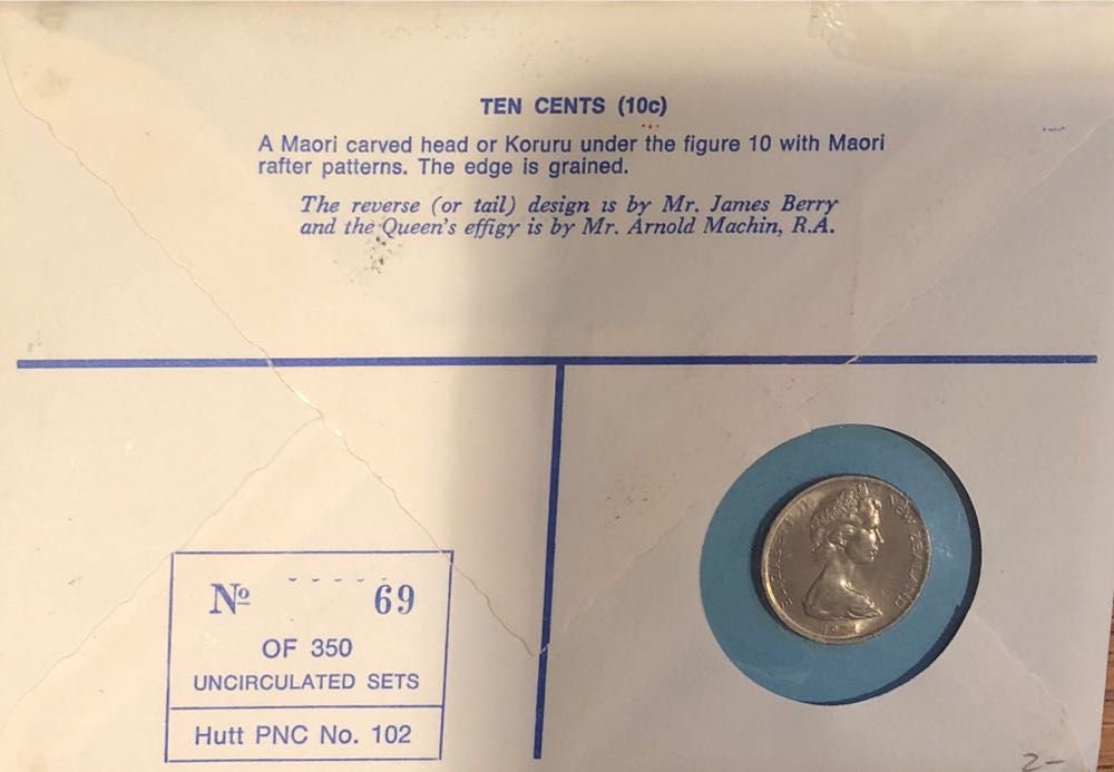 New Zealand 10 Cents  coin collectible - Main Image 2