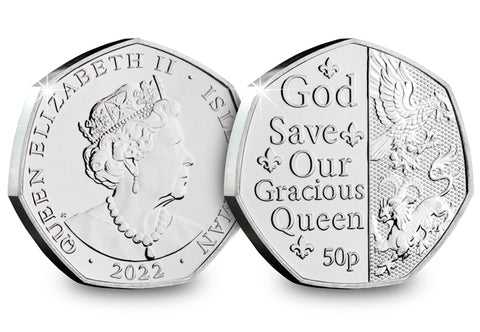 Platinum Jubilee: The National Anthem Fifty Pence Collection  coin collectible - Main Image 2