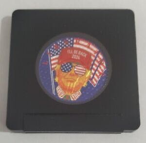 Dark Side 2021 One Soul “THE LIBERATOR” TRUMPINATOR “I’ll Be Back 2024” (Donald Trump) 1oz Silver Coin  coin collectible - Main Image 3