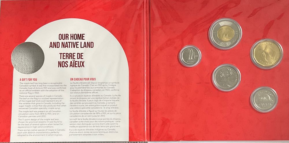 O Canada 2021  coin collectible [Barcode 623932104099] - Main Image 2