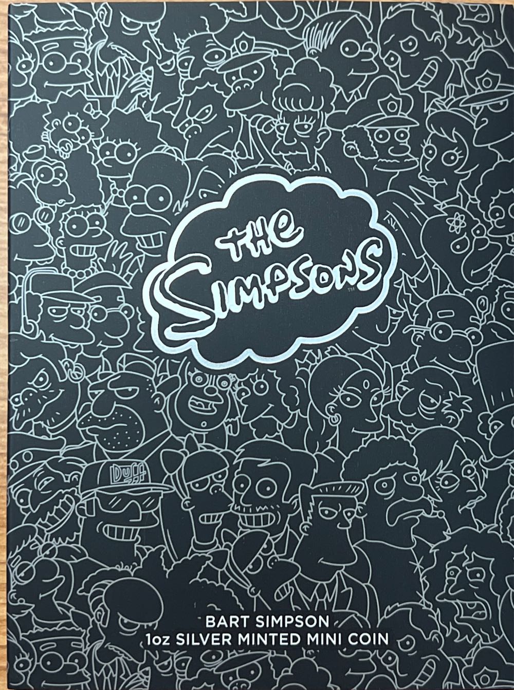 Simpsons Minted Mini Coin Bart Simpson 1oz Silver  coin collectible [Barcode 9327025052366] - Main Image 3