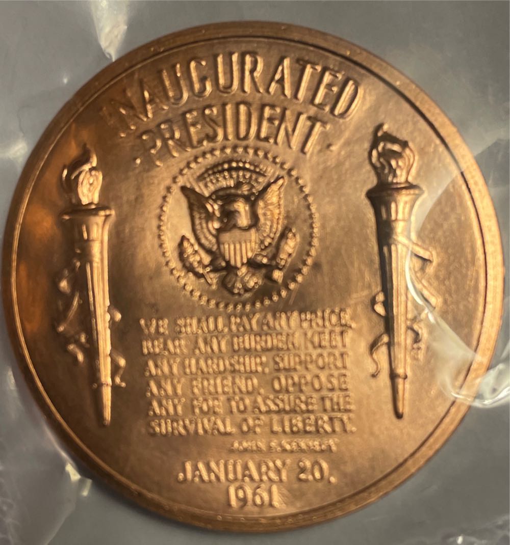 2014 John F Kennedy Bronze Medal  coin collectible - Main Image 2
