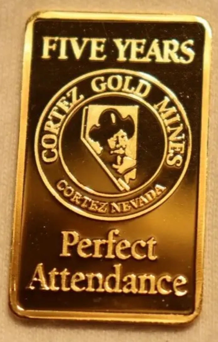 Johnson Matthey/Cortez Mines  coin collectible - Main Image 2