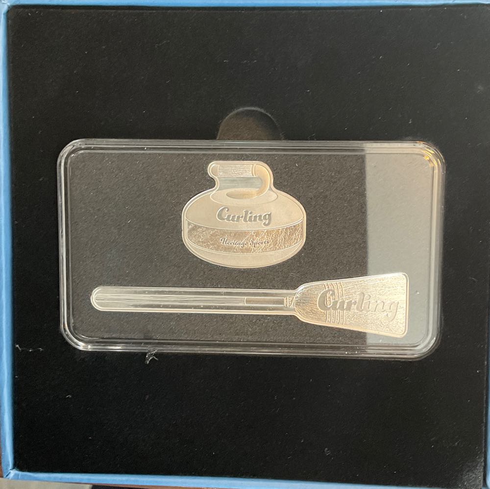 Curling Heritage Sports Series  coin collectible [Barcode 623932109933] - Main Image 2