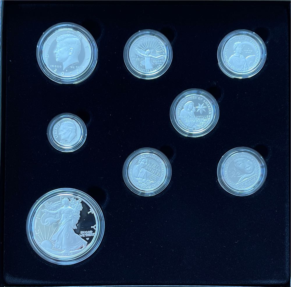 2022 S United States Mint Limited Edition Silver Proof Set  coin collectible [Barcode 704786340496] - Main Image 2