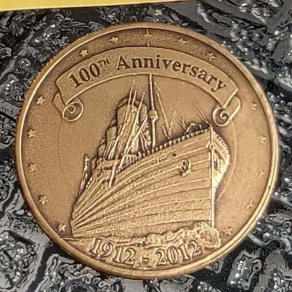 RMS Titanic Coal Coin  coin collectible - Main Image 2