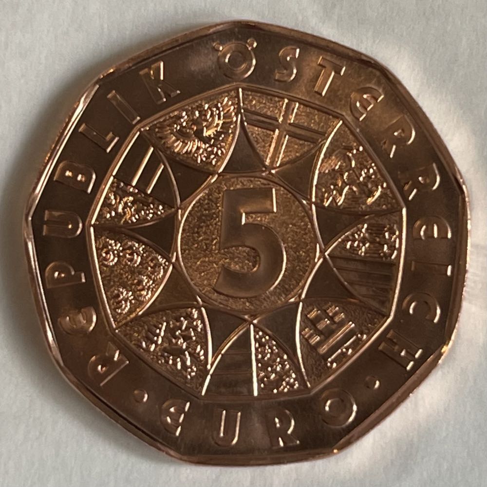 5 Euro „Demokratie“  coin collectible - Main Image 2