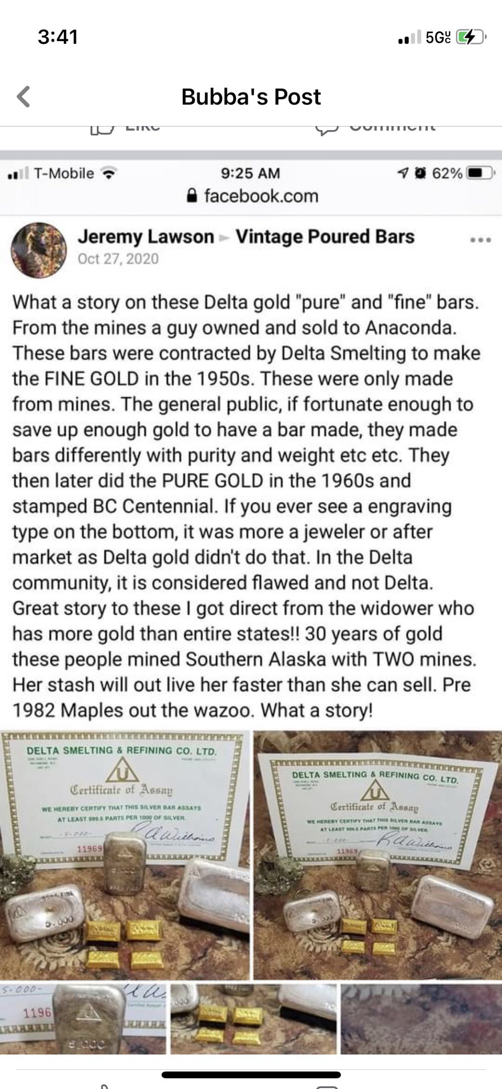 1 Oz Delta Gold  coin collectible - Main Image 3