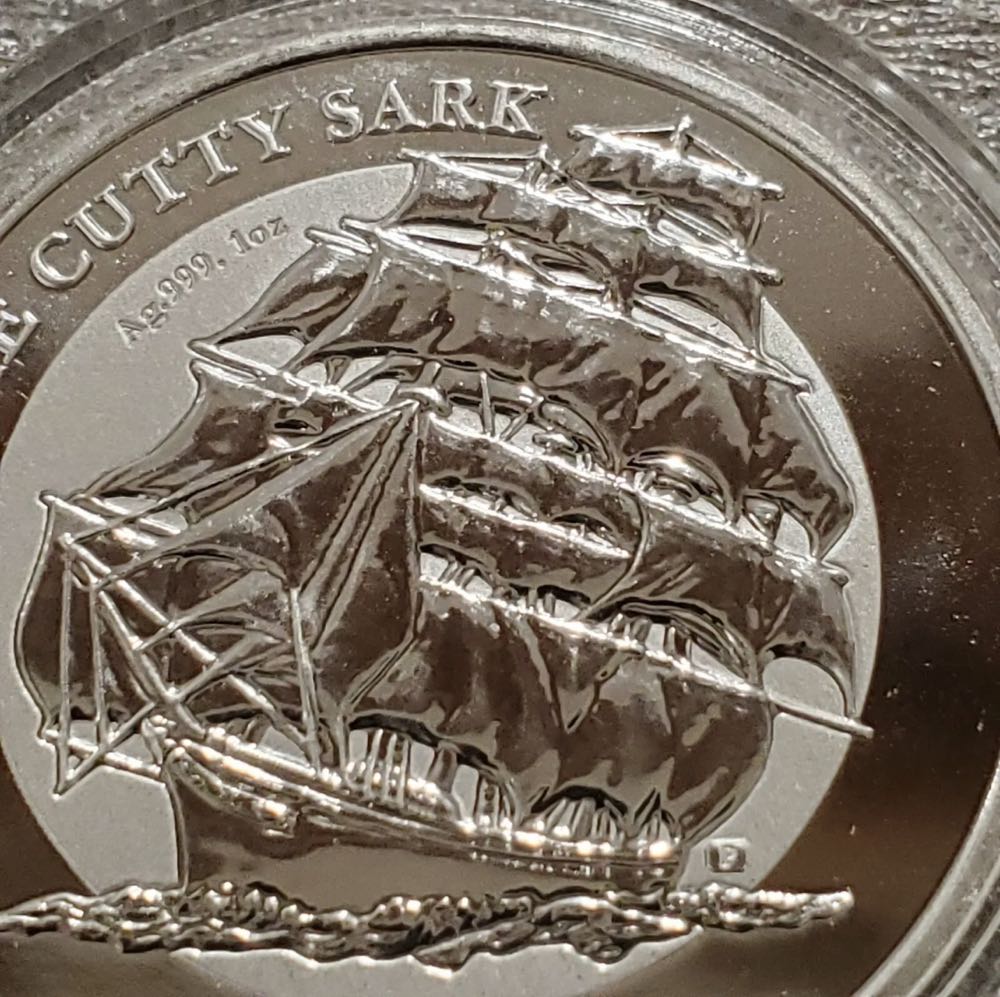 Cutty Sark Ship Coin 1 oz .999 Silver  coin collectible - Main Image 3