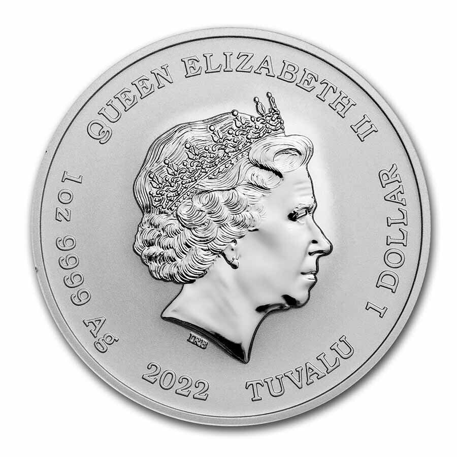 Tuvalu 2022 The Simpsons: Treehouse Of Horror - 1 Oz Silver Proof  coin collectible - Main Image 2