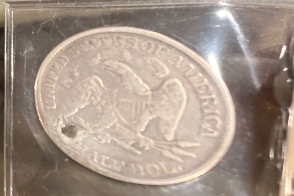 1874 Seated Liberty Half Dollar  coin collectible - Main Image 2