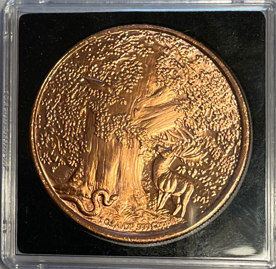 1oz En Cuivre Odin  coin collectible [Barcode 00000000099951] - Main Image 2