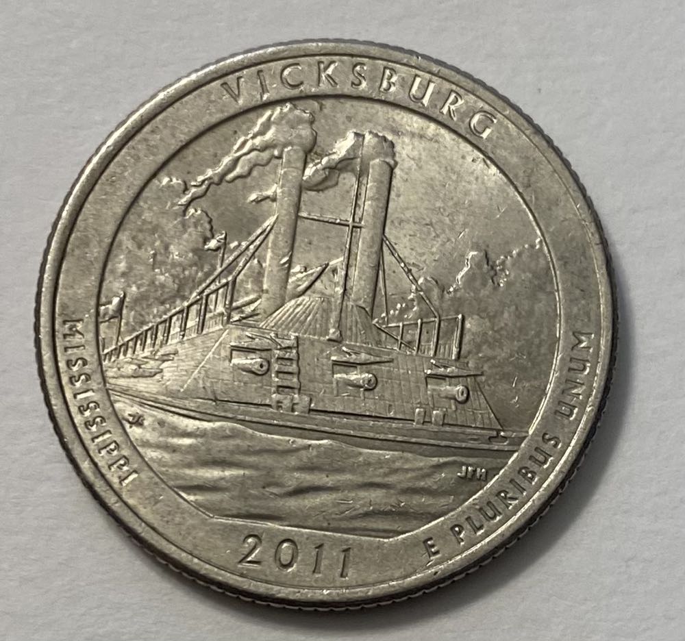 Quarter National Park- Mississippi Vicksburg  coin collectible - Main Image 2
