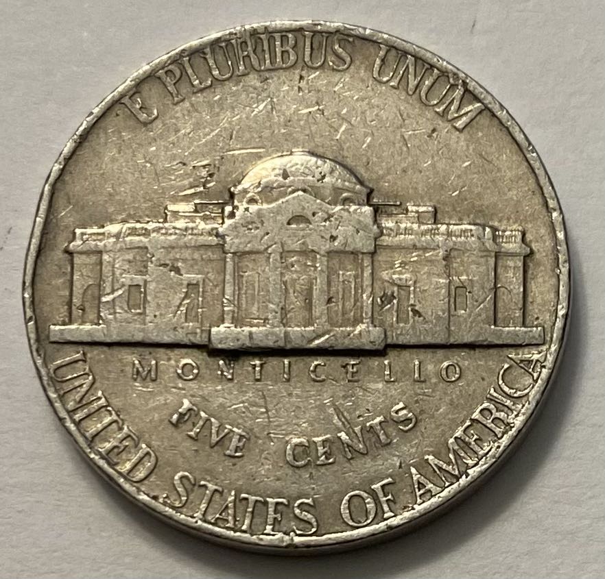 Nickel Jefferson 1971  coin collectible - Main Image 2