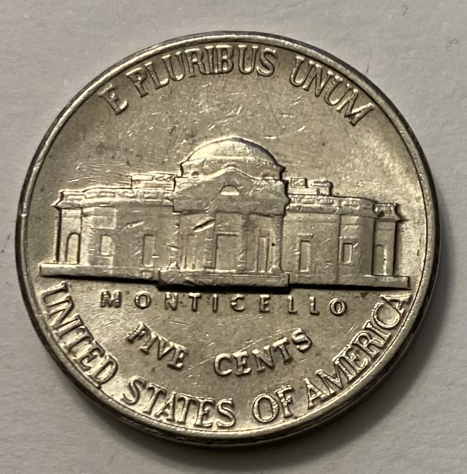 Nickel Jefferson 1987 P  coin collectible - Main Image 2