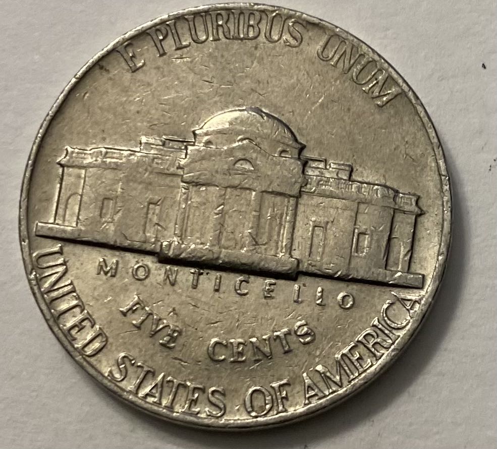 Nickel Jefferson 1976 D  coin collectible - Main Image 2