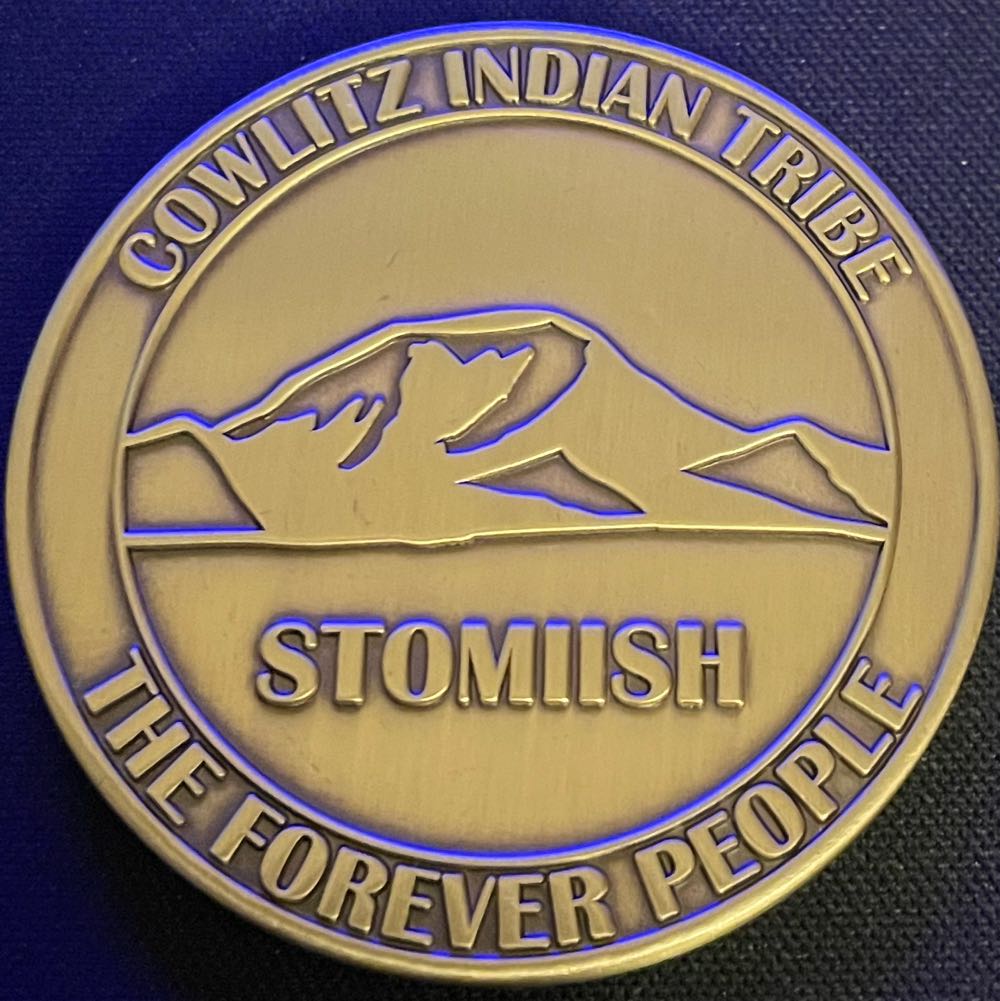 Cowlitz Indian Tribal Police  coin collectible - Main Image 2