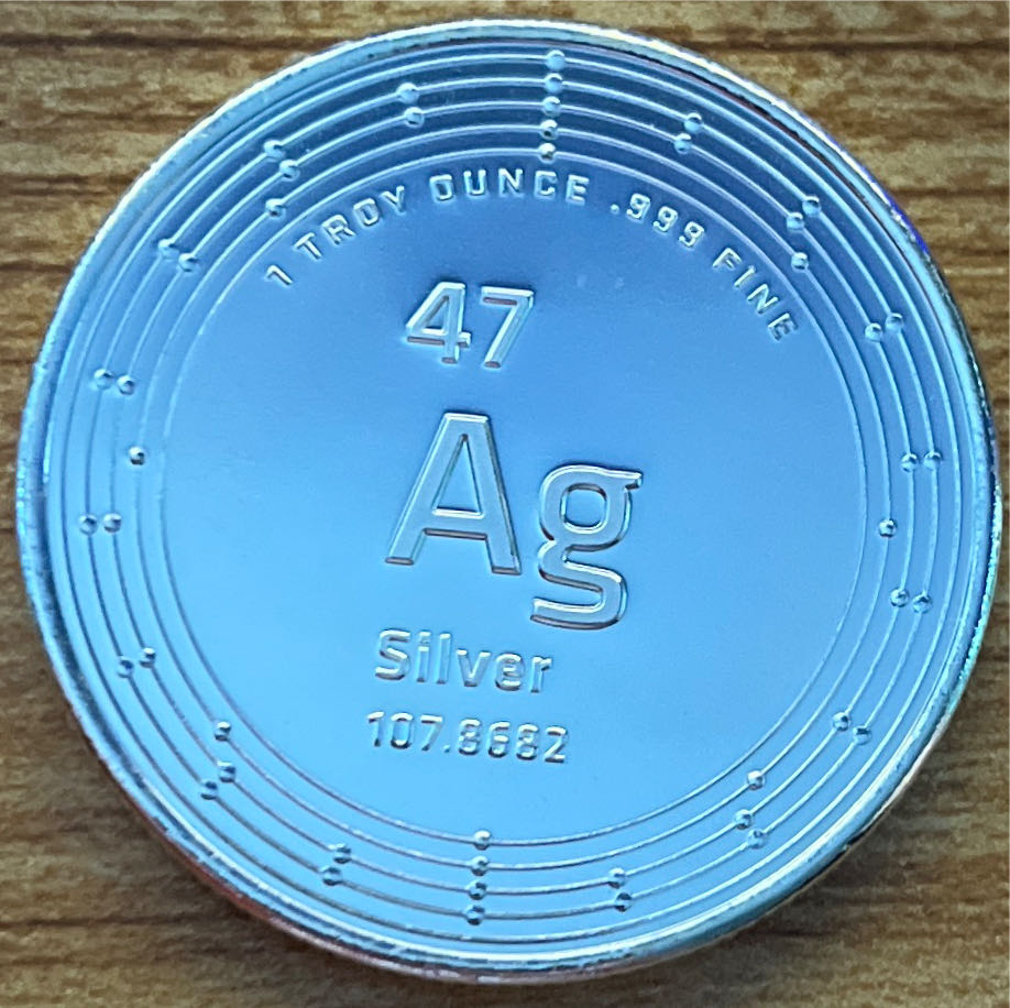 Elemetal 1oz Round  coin collectible - Main Image 2