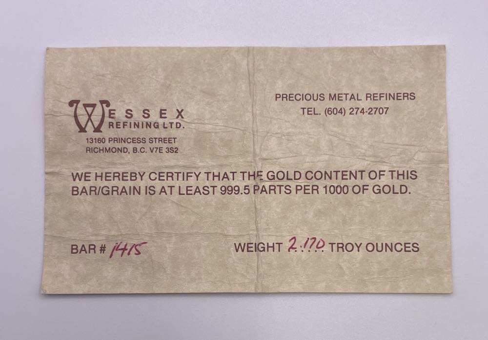 2.170 Oz Wessex  coin collectible - Main Image 3