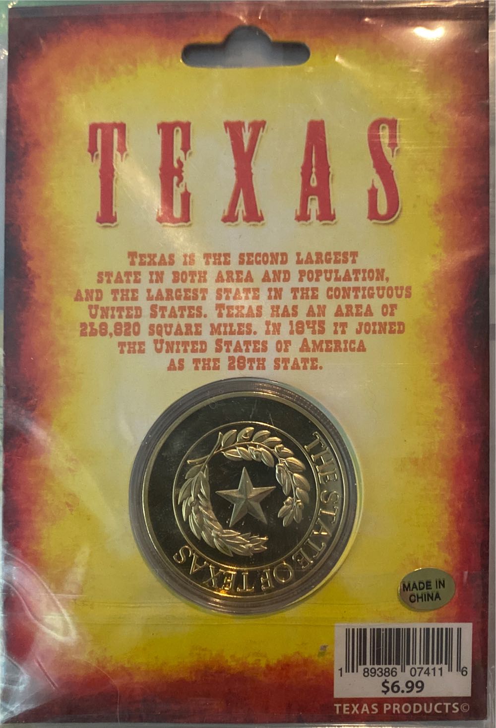 Texas Collectible Coin  coin collectible [Barcode 189386074116] - Main Image 2