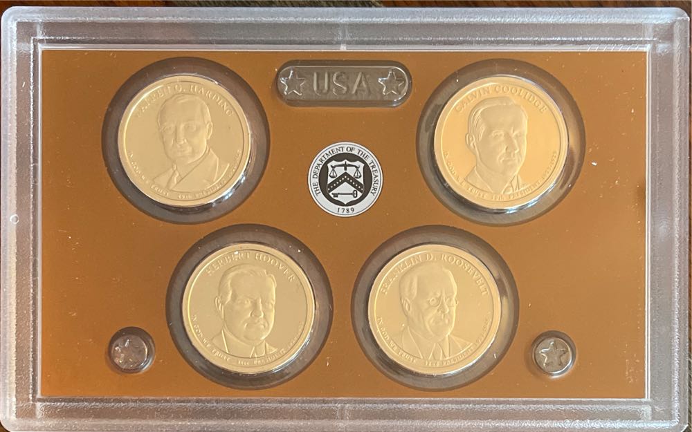 2014 US Mint Presidential $1 Proof Set  coin collectible [Barcode 704785580619] - Main Image 2